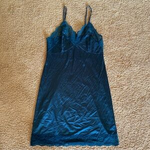 Vintage Blue Slip Dress